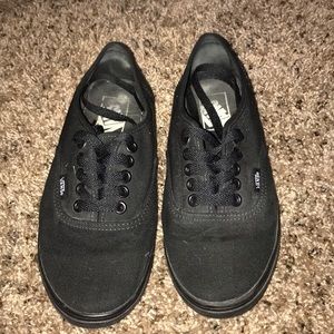 All Black Vans